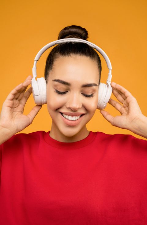 happy-woman-listening